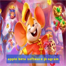 apple beta software program